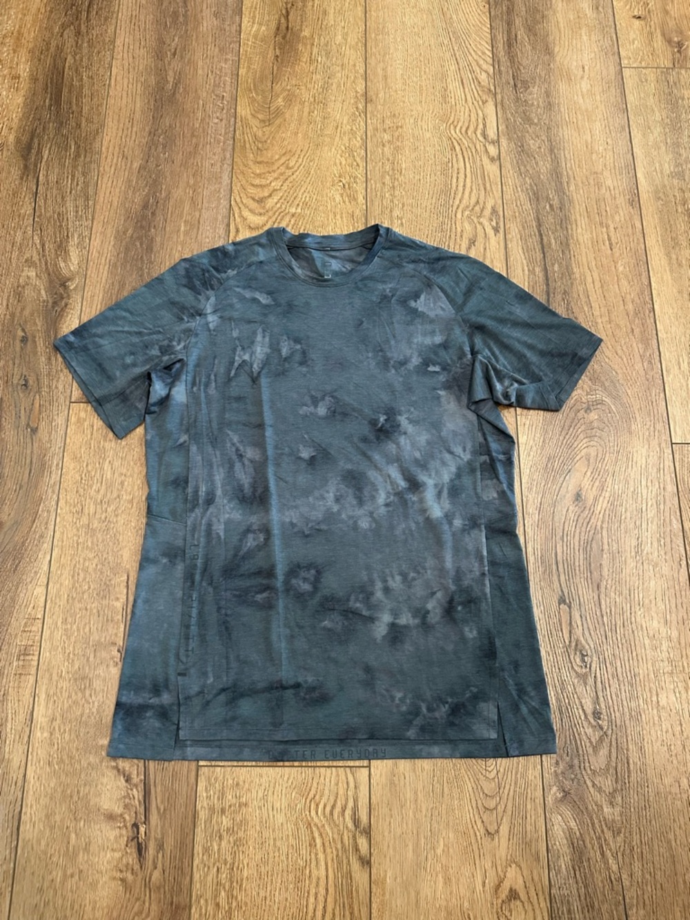 Lululemon Athletica Men's Black Tie-Dye Tee